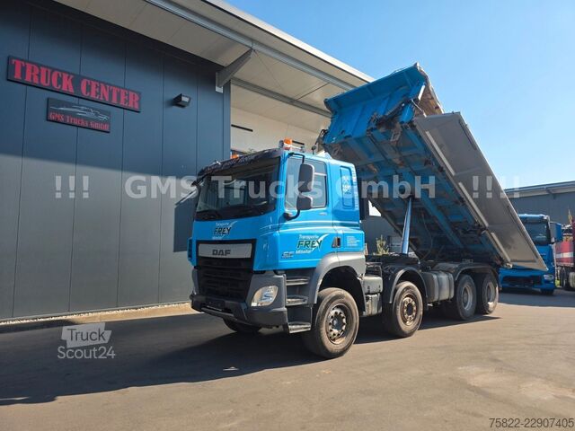 Camion benne DAF CF 460 / 8X4 / BORDMATIK / Ret / Plane