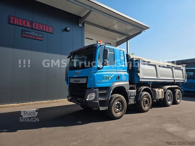 Camion benne DAF CF 460 / 8X4 / BORDMATIK / Ret / Plane