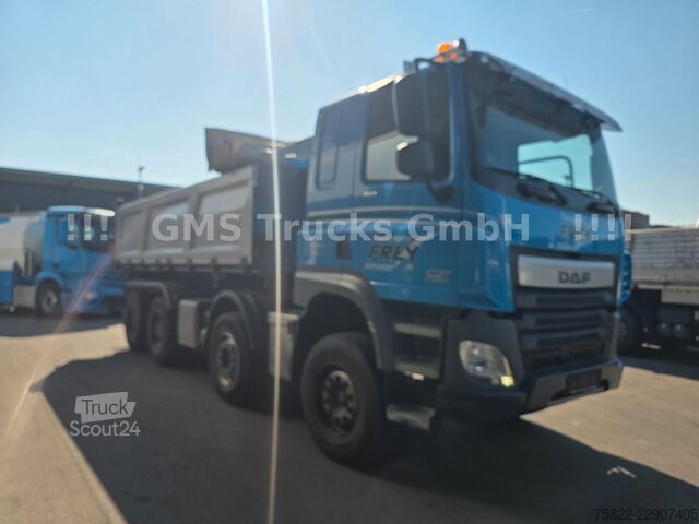 Camion benne DAF CF 460 / 8X4 / BORDMATIK / Ret / Plane