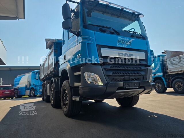 Camion benne DAF CF 460 / 8X4 / BORDMATIK / Ret / Plane