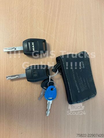 Autocarro con cassone fisso MAN TGS 26.480 / 19m Kran Palfinger PK 18502 FUNK