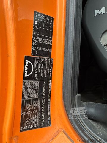 Damperli kamyon MAN TGS 26.400 / 6x4 / BLATT BLATT / VDL