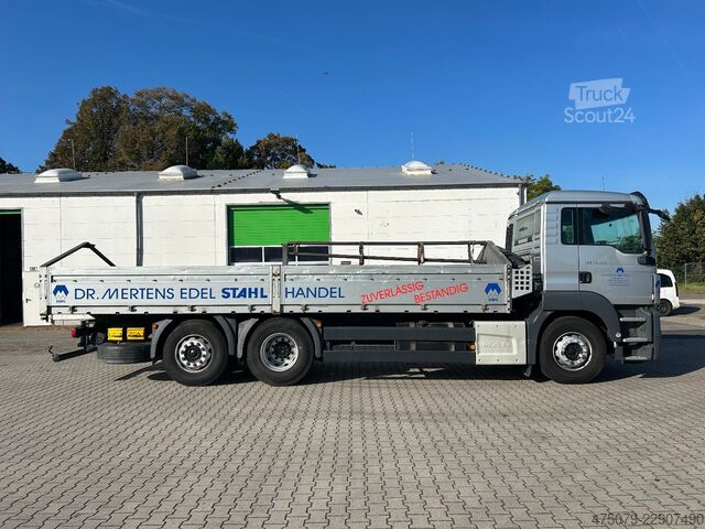 Platforminis sunkvežimis MAN TGS 26.320 / 6x2-4 / Lift Lenkachse / Euro 6