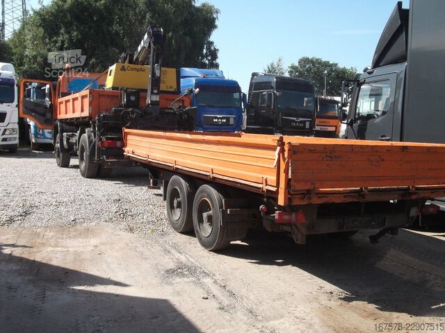 Camión volquete MERCEDES-BENZ AXOR 1828 Kipper KRAN+ANH Kipper
