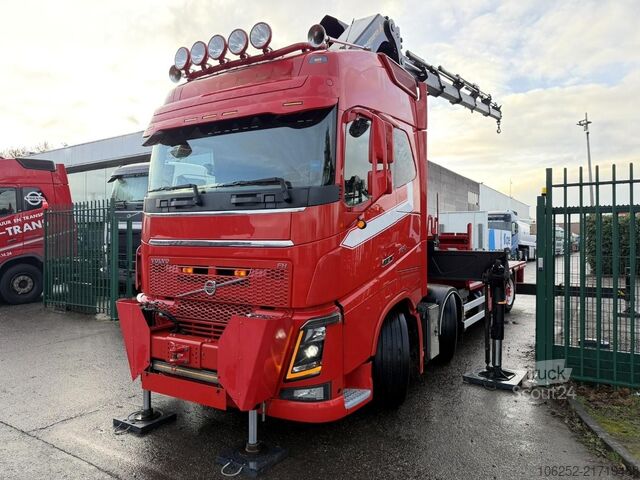 Læsseplatform Volvo FH 750 8x2 + KRAN PALFINGER PK92002 SH E (6x - ...