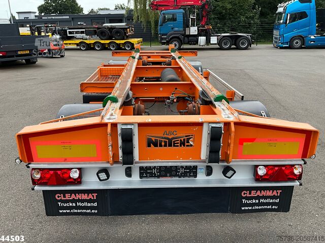 Transportul de containere Noyens 2-assige containeraanhangwagen