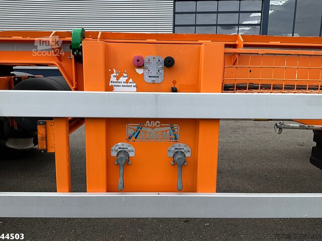 Transportul de containere Noyens 2-assige containeraanhangwagen