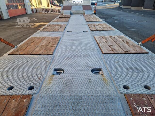 Dieplader Alim Treyler Fully galvanized machine semi-trailer. Hyd