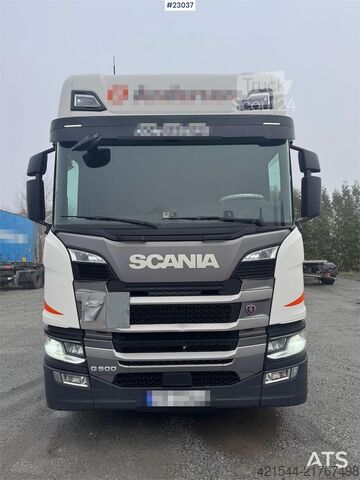 Alusta ja ohjaamo Scania G500 6x2 container chassis truck
