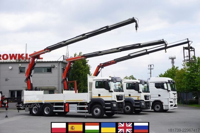 Plošina s jeřábem MAN TGS 26.420 6x4 / Fassi F215A.2.24