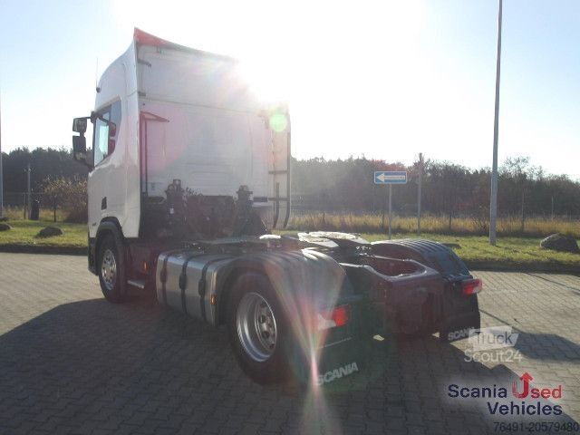 Farligt gods lastbil Scania R 460 A4x2NA / Schubbodenhydraulik
