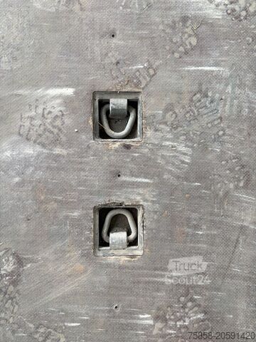 Vekselplatform Wecon Plattform mittig+außen Zurringe verzinkt