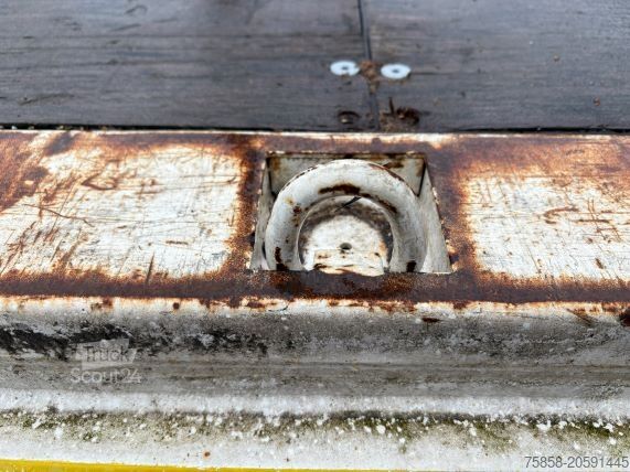 Intercambiar cuerpo abierto Krone Plattform 7,45m mit Steckrungen mittig