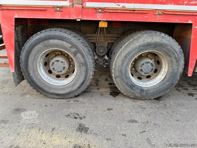 Open laadbak Volvo FMX 420 6X4 PRITSCHE + KRAN HMF 1720 + winch + ...