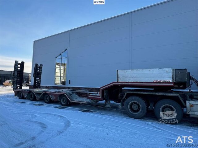 Cargador bajo Rojo GPE4 machine semi-trailer