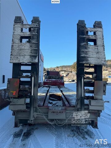 Cargador bajo Rojo GPE4 machine semi-trailer