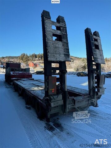 Cargador bajo  Rojo GPE4 machine semi-trailer