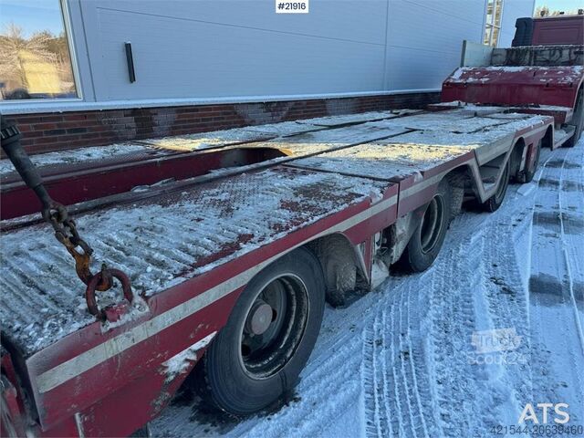 Cargador bajo Rojo GPE4 machine semi-trailer