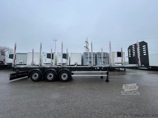 Remorque forestière à grumes SCHWARZMüLLER Y-SERIE, HOLZAUFLIEGER, 6 RUNGENPAARE, SAF-ACHSEN, LIFTACHSE