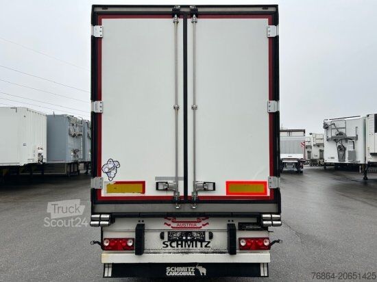 Dieplader oplegger SCHMITZ SCB S3B KüHLAUFLIEGER, TK SLXI 300,  DOPPELSTOCK, BLUMENBREITE