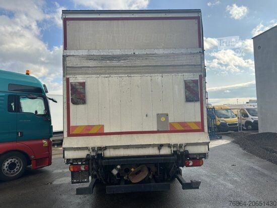 Samochód ciężarowy z plandeką typu platforma DAF LF 260 16 TONNER PLANE MIT LBW, AUTOMATIK, E6