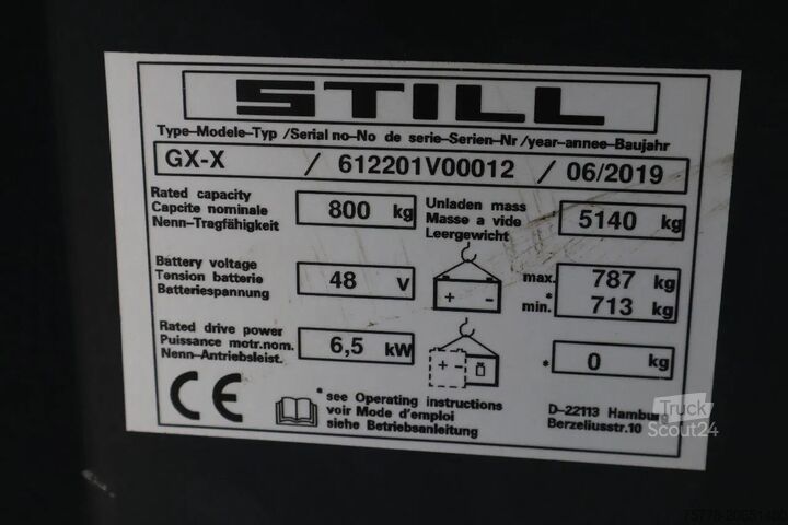 Reachtruck Still GX-X | REACHTRUCK | ROTATING FORKS | 4.5 METER ...