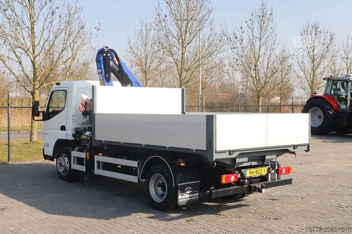 Kranbil FUSO Canter 7C18 | 4X2 | 3-WAY TIPPER | PM 6.5 KRAN ...