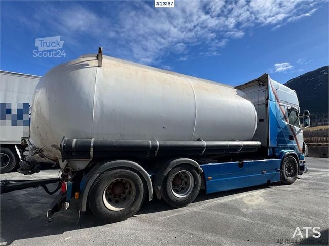 Tankbil Scania R730 6x2 Tank Truck with Tank Trailer – Rear Tippi