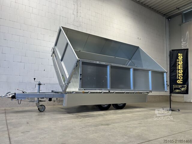 Dumper UNSINN UDK-B 3617-35-14 Stahlaufsatz Dreiseitenkipper