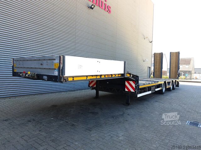 Semi low-loader Faymonville F-S43-1ABA 4 Meter Extand. Radmulden Ramps!