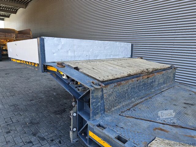 Semi low-loader Faymonville F-S43-1ABA 4 Meter Extand. Radmulden Ramps!