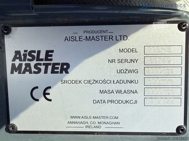 Kapeakäytäväinen trukki Combilift AISLE MASTER TRIPLEX 8500 FREE LIFT TOP1