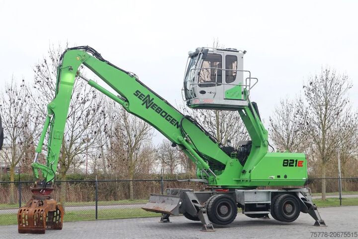 Ratinis ekskavatorius Sennebogen 821E | 821 E | SORTING GRAB | DOZERBLADE | GREA...