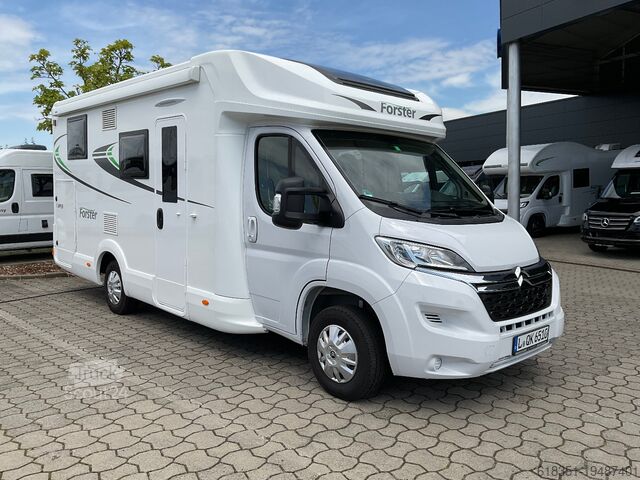 Half-integraal camper FORSTER T 699 EB Dachklima, Fahrradträger, Hubbett