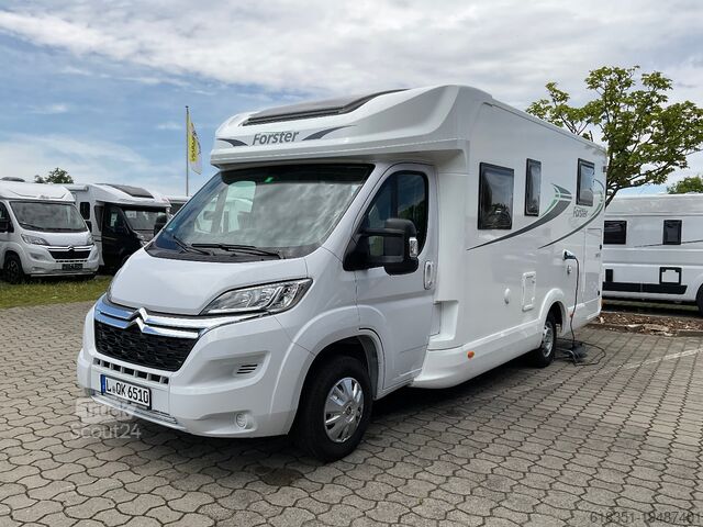 Half-integraal camper FORSTER T 699 EB Dachklima, Fahrradträger, Hubbett