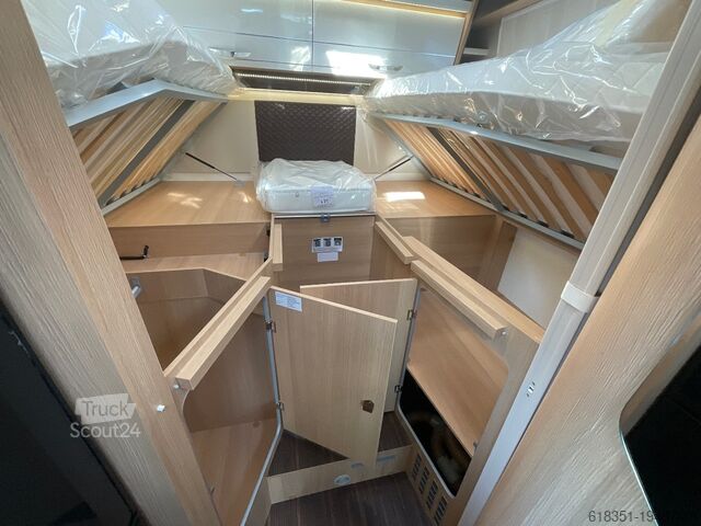 Half-integraal camper FORSTER T 699 EB Dachklima, Fahrradträger, Hubbett