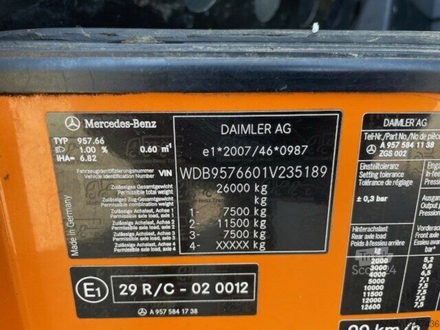 Garbage truck Mercedes-Benz 2629 Econic 6x2 Zöller Medim/ Delta2301