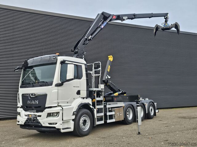 Kablio rankenos sistema MAN TGS 35.470 8x4 / HMF 2243 Z KRAAN + HAAKARM