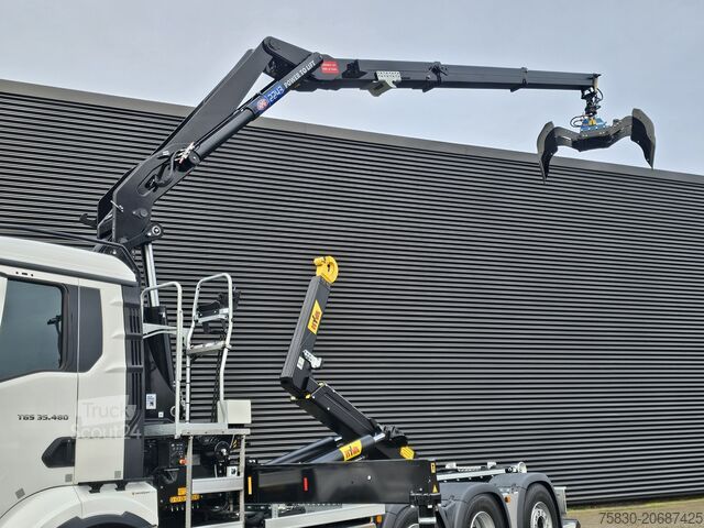Kablio rankenos sistema MAN TGS 35.470 8x4 / HMF 2243 Z KRAAN + HAAKARM