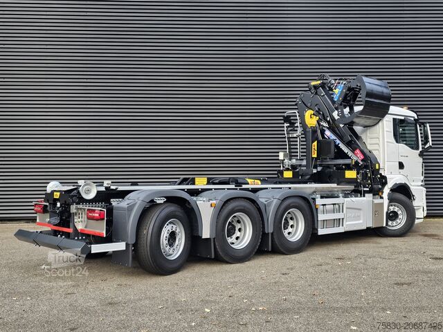 Kablio rankenos sistema MAN TGS 35.470 8x4 / HMF 2243 Z KRAAN + HAAKARM