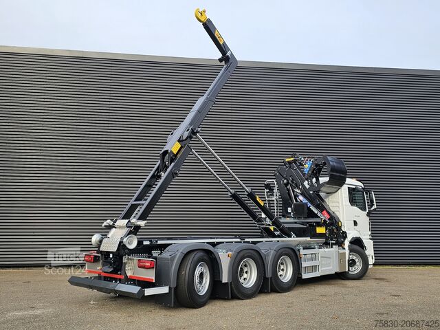 Kablio rankenos sistema MAN TGS 35.470 8x4 / HMF 2243 Z KRAAN + HAAKARM