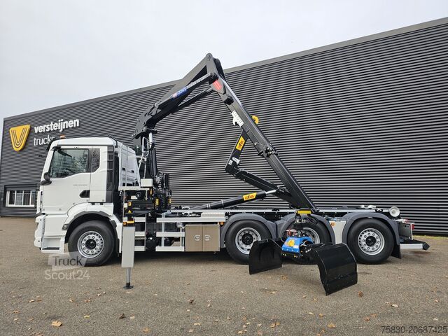 Kablio rankenos sistema MAN TGS 35.470 8x4 / HMF 2243 Z KRAAN + HAAKARM