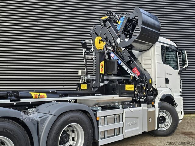 Kablio rankenos sistema MAN TGS 35.470 8x4 / HMF 2243 Z KRAAN + HAAKARM