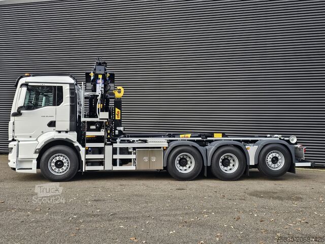 Kablio rankenos sistema MAN TGS 35.470 8x4 / HMF 2243 Z KRAAN + HAAKARM