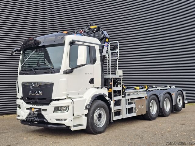 Kablio rankenos sistema MAN TGS 35.470 8x4 / HMF 2243 Z KRAAN + HAAKARM