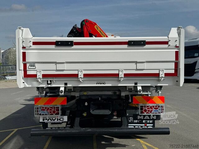 3-sidig tipper MAN TGM 18.320 4x2 BB 3-Seiten Krankipper Palfinger