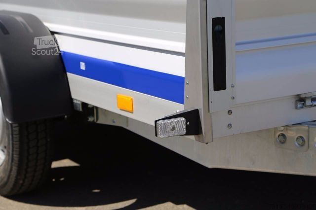 Open trailer BLYSS PKW Anhänger VOLLALU! 310x155x33cm 2500kg GG