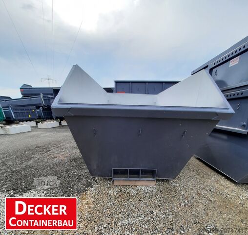 Roll-off container Decker Containerbau Absetzmulde 10 m³ Asymmetrisch offen