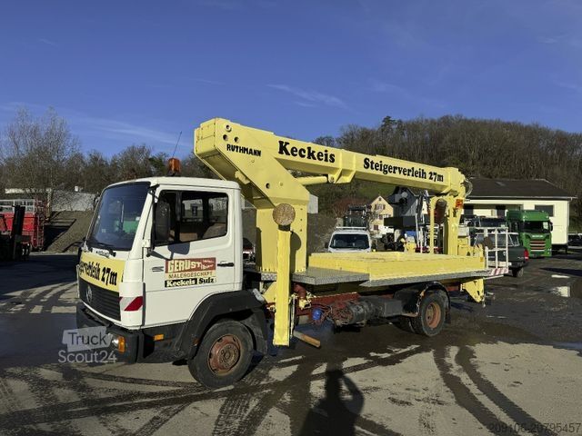 Tovornjaška dvižna delovna ploščad MERCEDES-BENZ 814 Ruthmann 27 meter