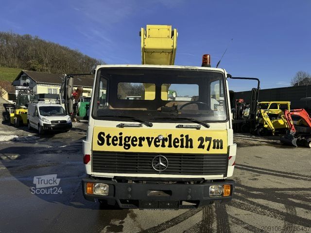 Tovornjaška dvižna delovna ploščad MERCEDES-BENZ 814 Ruthmann 27 meter